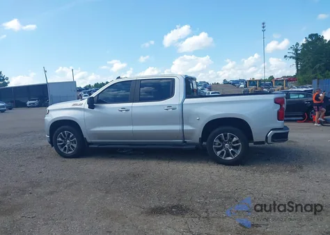 2021 Chevrolet Silverado 1500 4Wd Short Bed Rst из США, поврежденный, VIN 3GCUYEED5MG238074